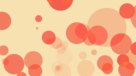 Image of bubbling circles on a pastel background Stock Illustration