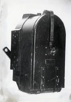 Image of the cabinet of a (small) electric sequence of the N.S. Copyright:... Stock Photos