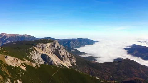This image captures a breathtaking mountain vista Stock Footage 319221083