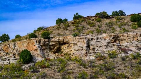 This image captures Eastern Pageant Canyon in the northwestern part of Cima.. Stock Photos