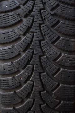 The image of a car tire texture 写真素材