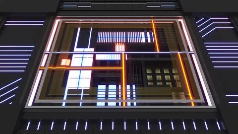 Image of the central processing unit,working processing technology,computer.. Stock Illustration