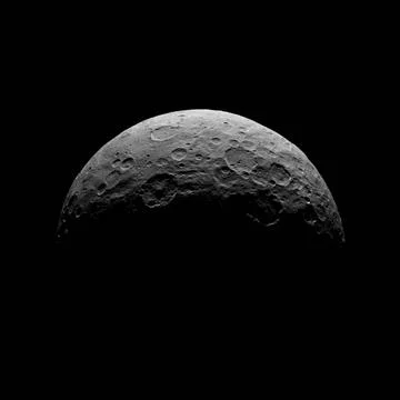 This image of Ceres is part of a sequence taken by NASA s Dawn spacecraft ... Stock Photos
