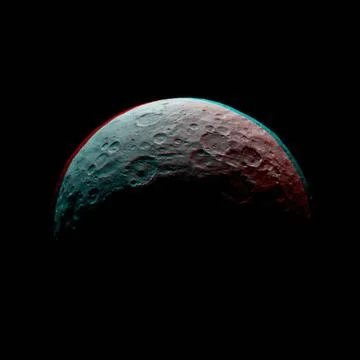 This image of Ceres is part of a sequence taken by NASA s Dawn spacecraft ... Stock Photos