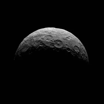 This image of Ceres is part of a sequence taken by NASA s Dawn spacecraft ... Stock Photos
