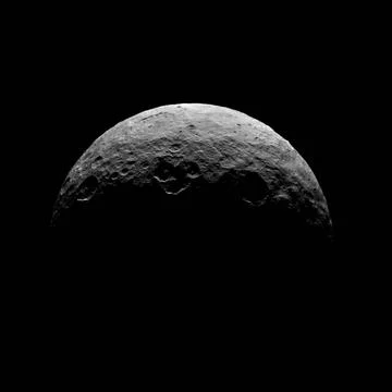 This image of Ceres is part of a sequence taken by NASA s Dawn spacecraft ... Stock Photos