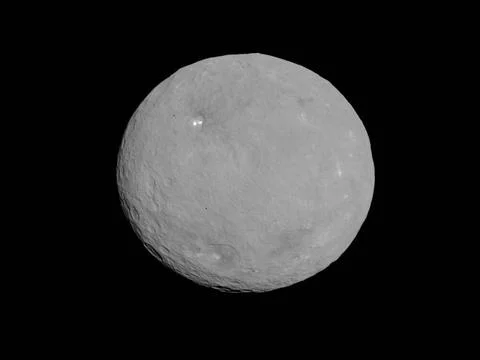 This image of Ceres is part of a sequence taken by NASA s Dawn spacecraft ... Stock Photos