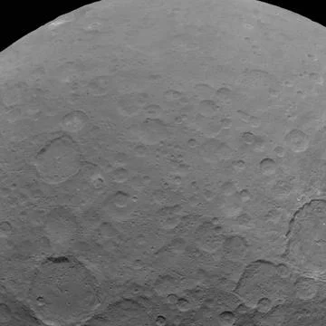 This image of Ceres is part of a sequence taken by NASA s Dawn spacecraft ... Stock Photos