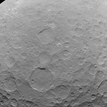 This image of Ceres is part of a sequence taken by NASA s Dawn spacecraft ... Stock Photos