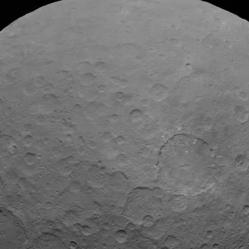 This image of Ceres is part of a sequence taken by NASA s Dawn spacecraft ... Stock Photos