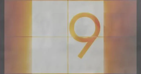 Image of changing numbers over map Ilustração Stock