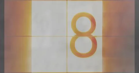Image of changing numbers over map Ilustração Stock