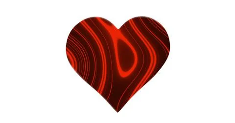 Image of changing red background over heart shapes hole in white surface Illustrazione stock