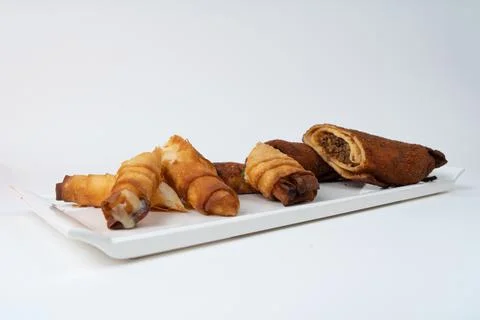 Image of Cheese Spring Rolls Foto stock