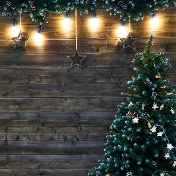 The image of the Christmas tree. Stock Photos