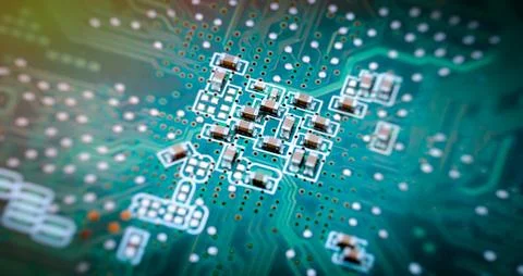 Image of the Circuit board Stock Photos