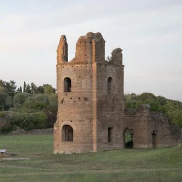 Image of the circus of Maxentius, Rome Stockfoto's