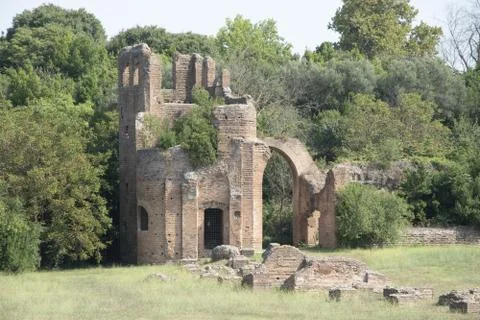 Image of the circus of Maxentius, Rome Foto stock
