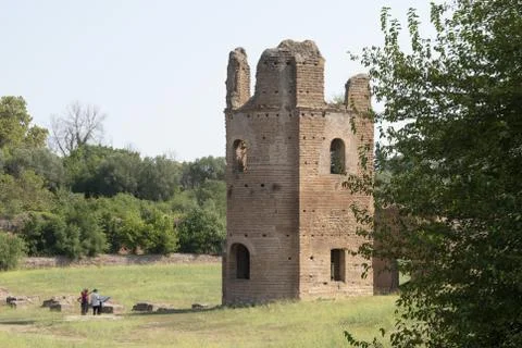 Image of the circus of Maxentius, Rome Stock-Fotos