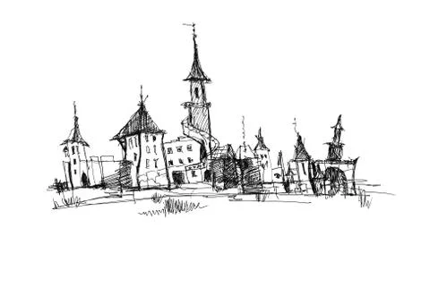 Image of the city Stock Illustration