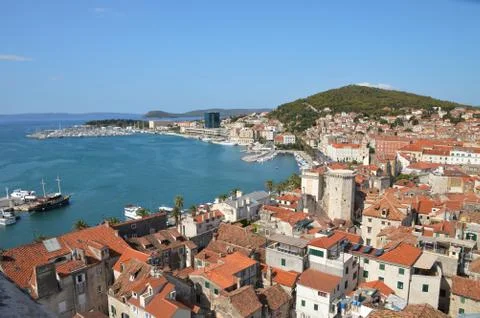 Image of the city of Split in Croatia Stock Photos