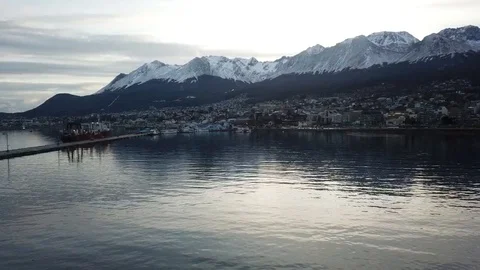 Image of the city of Ushuaia Stock Footage 116510522