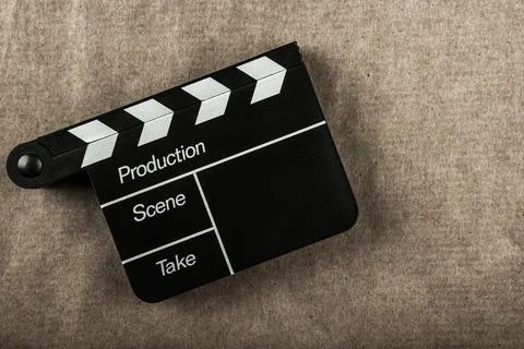 Image of clapper board paper background 写真素材
