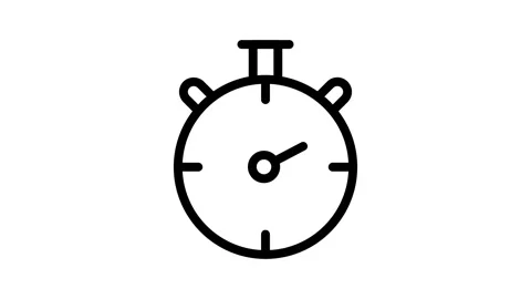 Image of a classic clock, showcasing its intricate design and time markings. Stock Footage 335118756
