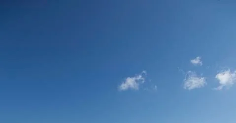 Image of a clear and cloudless sky can be used as background Stock-Fotos