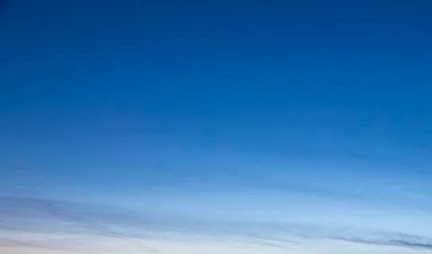 Image of a clear and cloudless sky can be used as background Stock-Fotos