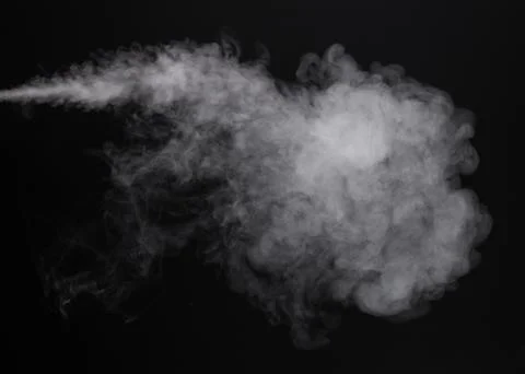 Image cloud of isolated smoke Stock Photos