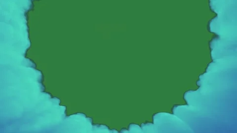 Image of cloud in the sky shape island ocean blue clouds map circle middle Stockbeeldmateriaal 335979602