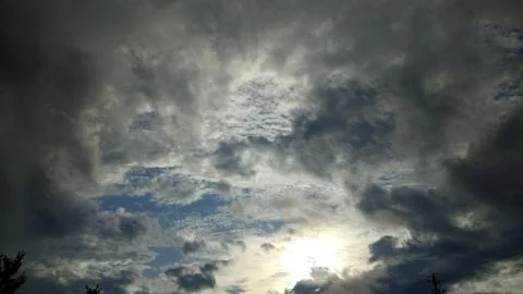 Image Of Clouds In The Sky Stock Photos