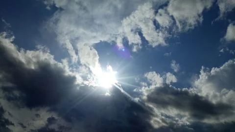 Image Of Clouds In The Sky Stock Photos