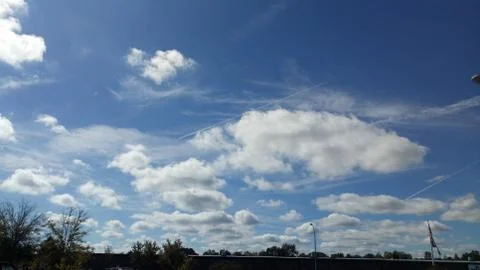 Image Of Clouds In The Sky Stock Photos