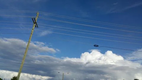 Image Of Clouds In The Sky Stock Photos