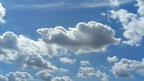 Image Of Clouds In The Sky Stock Photos