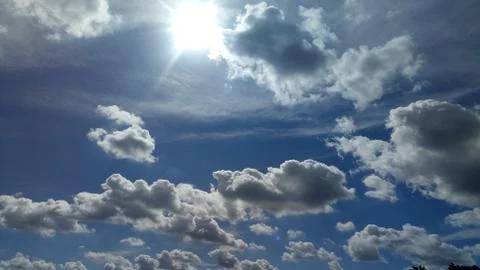 Image Of Clouds In The Sky Stock Photos