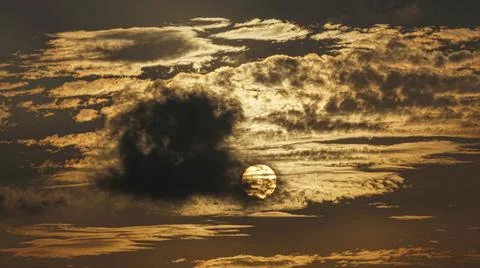 An image of clouds in sun 스톡 사진