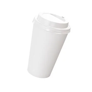 A image of a coffee cup isolated on a white background Stock Illustration