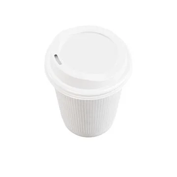 A image of a coffee cup isolated on a white background Stock Illustration