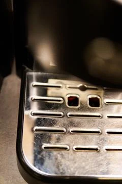 Image of a coffee machine function button for a large cup of coffee	 Stock Photos