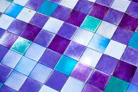 Image of colored tiles , use for background Stock Photos