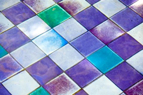 Image of colored tiles , use for background Stock Photos
