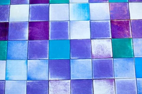 Image of colored tiles , use for background Stock Photos