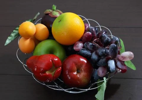 Image of colorful fruit on the table Stock Photos
