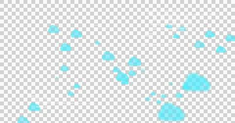 Image of computer data processing and clouds on transparent background Illustrazione stock