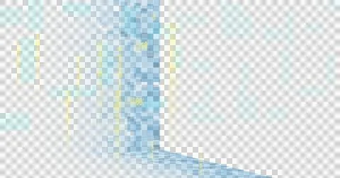 Image of computer data processing and binary coding on transparent background Stock-Illustration