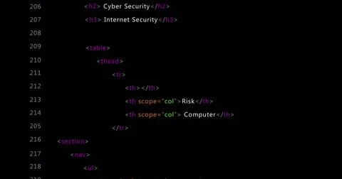 Image of computer data processing over black background Illustrazione stock
