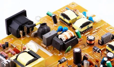 Image of computer hardware components Image of computer hardware component... Stock Photos